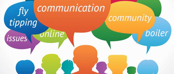 multiple speech bubbles